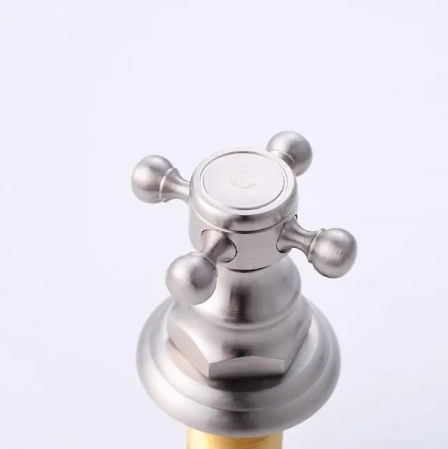 Бесплатная доставка новый дизайн 3 шт. никель матовая отделка твердая латунь