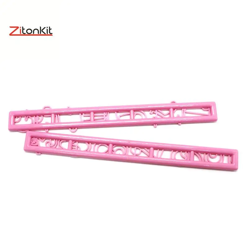 6 шт./компл. Алфавит числа резак кружева формы букв карамельные в виде цветов