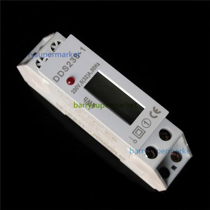 DDS238-1 5(32) 230 В 50 Гц однофазный din-рейка кВт/ч Ватт час din-рейку счетчик энергии ЖК-дисплей счетчики энергии тестер монитор проверки