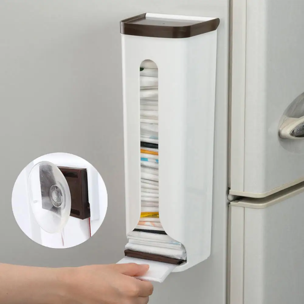 Пластиковый ящик для мусора креативный органайзер хранения мешки настенный