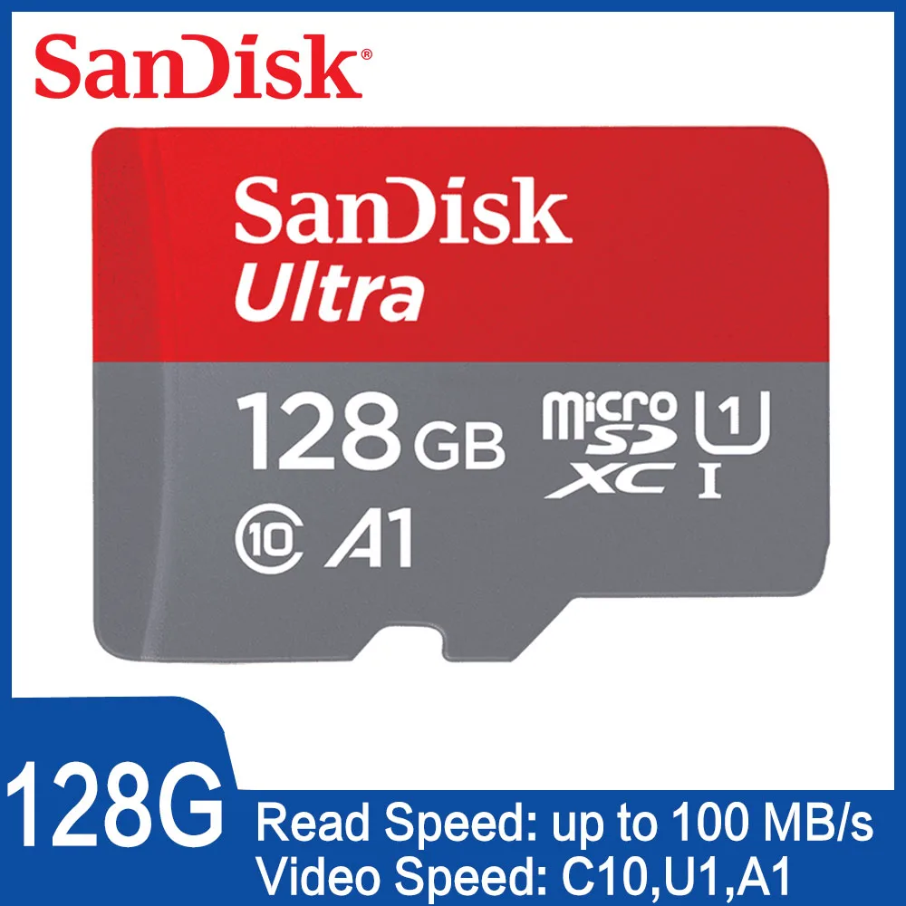 Micro sd карта памяти 16-256 ГБ класс 10 128-200 | Компьютеры и офис