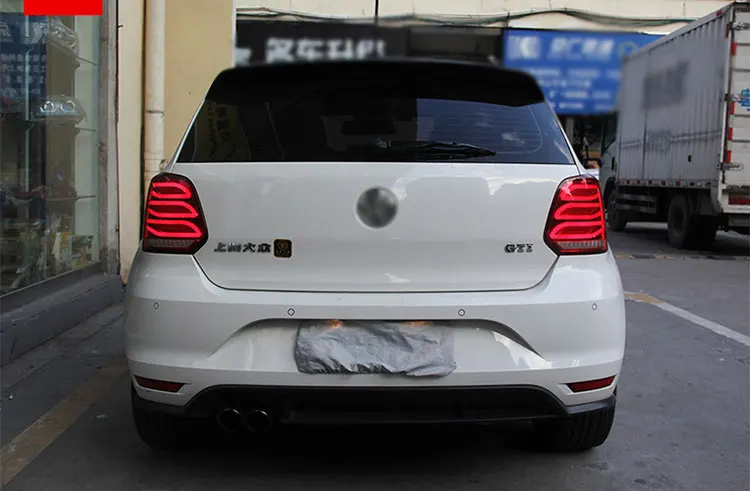 Автомобильный Стайлинг для VW polo задний светильник s 2011- для polo светодиодный задний светильник Altis задний фонарь+ тормоз+ Парк+ сигнальный светильник s