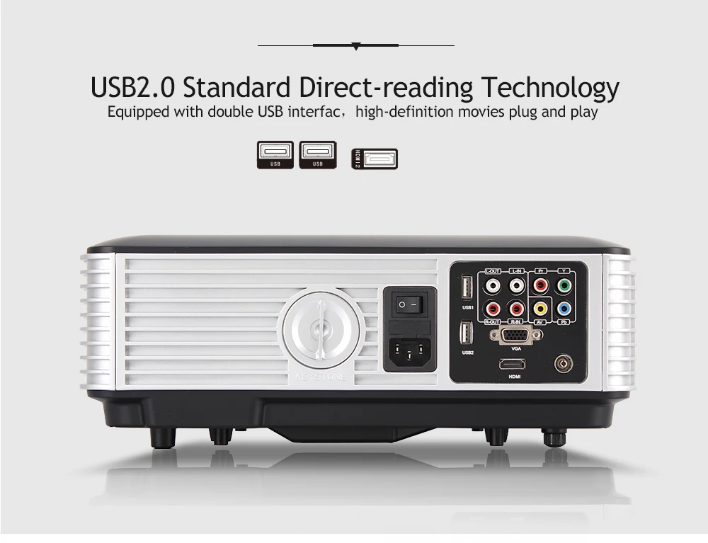 RD-806 HD светодиодный проектор, портативный 720P HD домашний кинотеатр проектор, опционально Android 6,0 Bluetooth wifi Miracast Airplay проектор