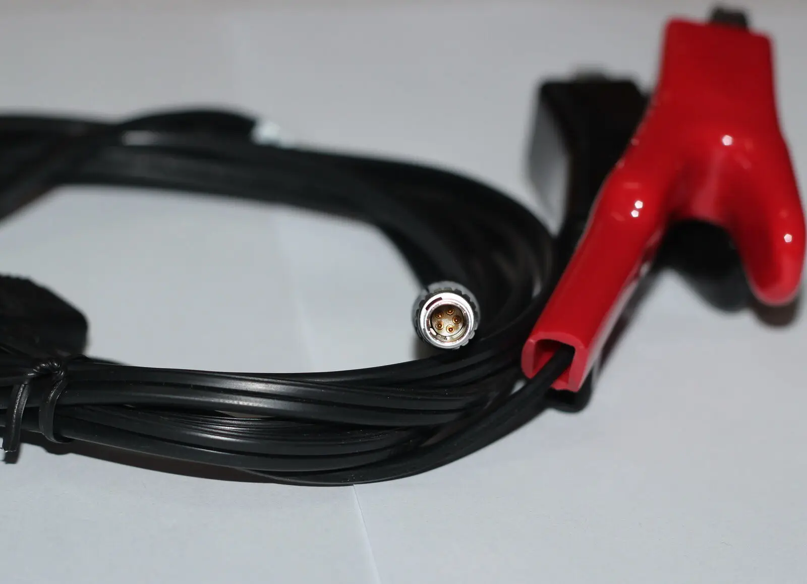 

BRAND NEW Power Cable for Leica total station 5-pin (1B) wire to Alligator clips