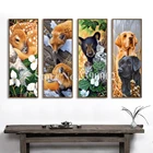 3D Алмазная картина, вышивка крестом, собака, олень, лиса, лошадь, стразы, постеры, рукоделие, полная Алмазная вышивка, декоративный подарок