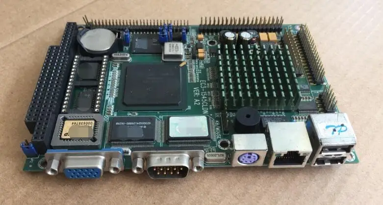 ОК оригинальная 3,5 дюймовая IPC Встроенная Материнская плата EC3-1545CLDN VER: A2 безвентиляторная Промышленная материнская плата PC/104 ISA SBC PC104 Gx1-300
