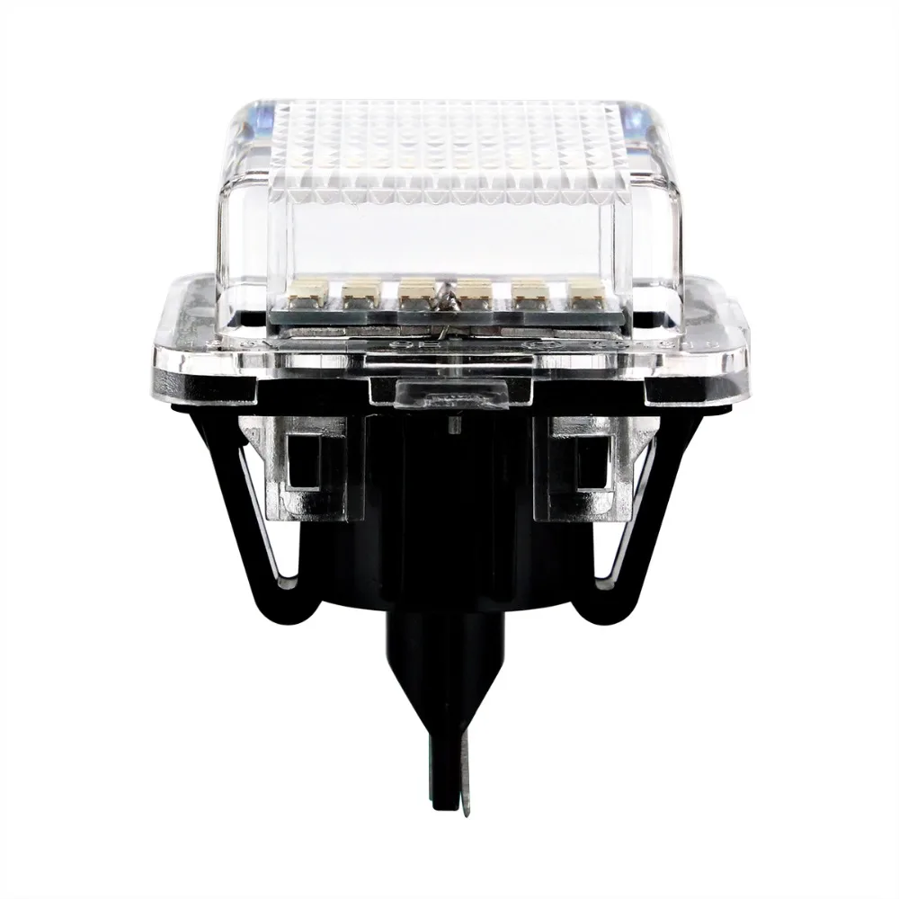 2 шт. 18 светодиодный ошибок автомобиля номерной знак лампа для Mercedes Benz W204 5D W212 W216