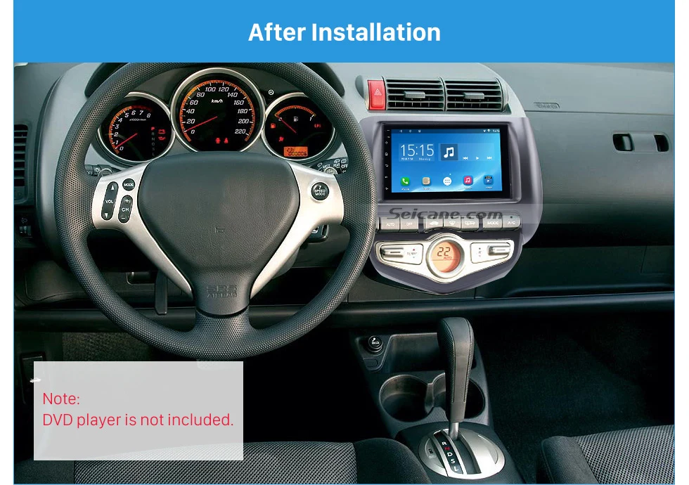 Seicane Двойной Дин Радио фасции для 2006 Honda Jazz City Авто AC LHD DVD плеер адаптер рамка Dash монтажный комплект