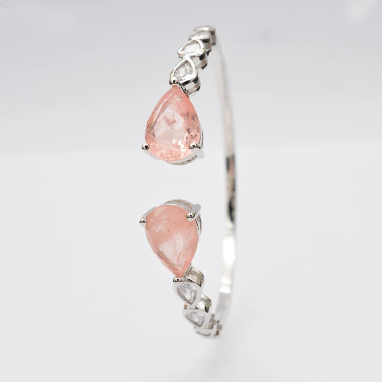 Роскошный очаровательный дизайнерский браслет из циркона для женщин прекрасное