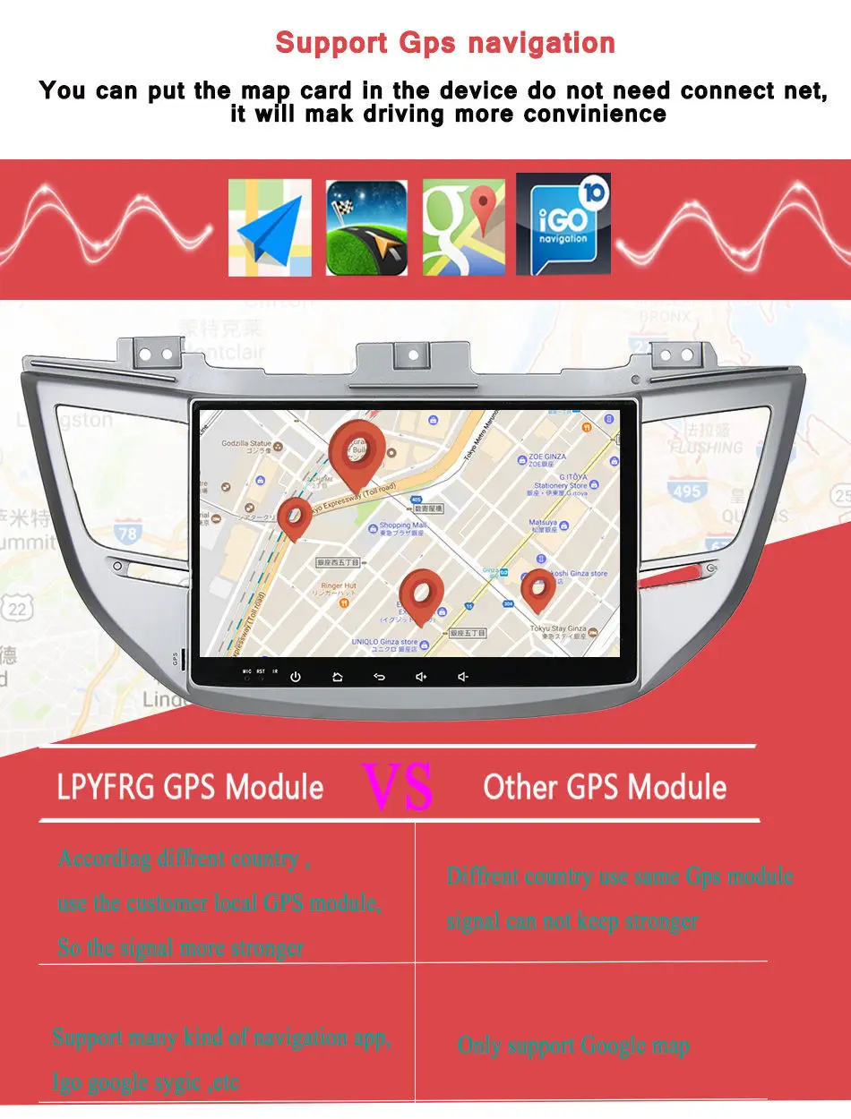 Восьмиядерный android 9,0 автомобильный dvd gps плеер для HYUNDAI TUCSON/ix35 магнитофон автомобильный стерео аудио видео плеер