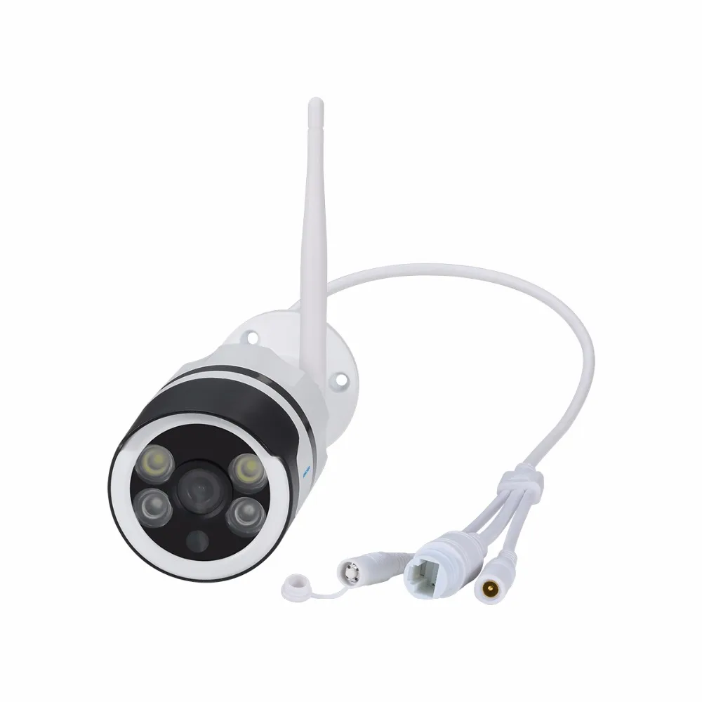 Открытый IP66 Водонепроницаемый Wi Fi Камера 2MP 1080 пуля рыбий глаз 2 способ аудио ИК