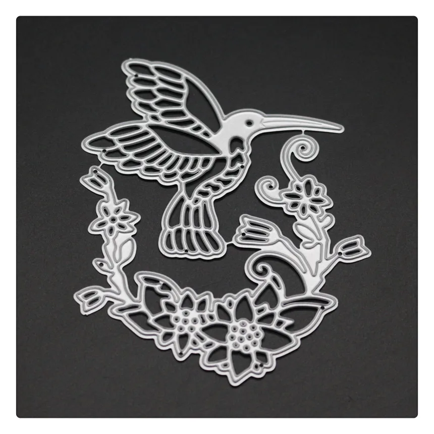 Цветы птицы СРЕЗНЫЕ скрапбукинга металлические режущие штампы для трафареты