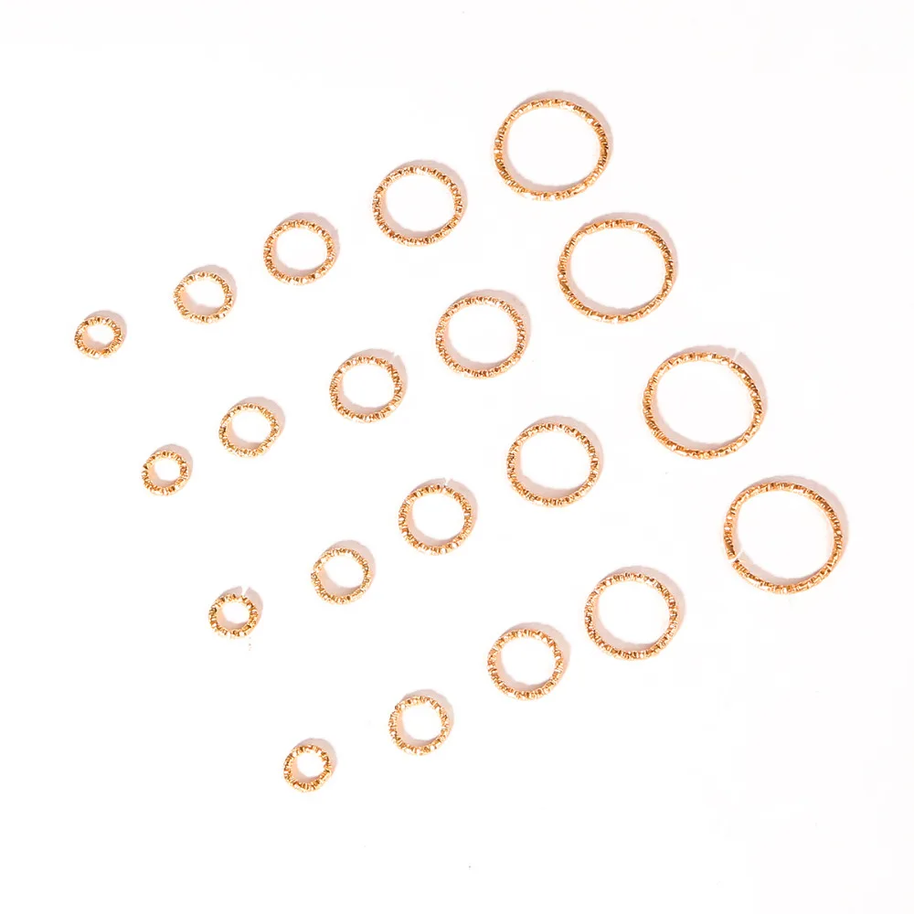 50pcs/lot Pick Size Round Jump Rings Twisted Closed Connectors Fashion Jewelry Making Sewing Craft DIY Handmade Findings | Дом и сад