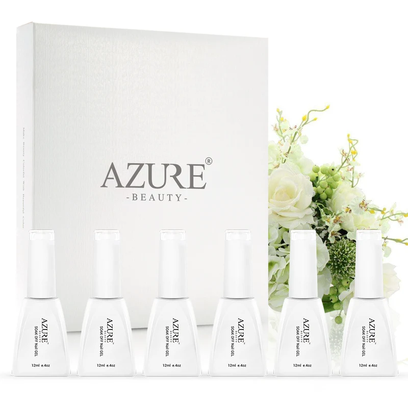 Azure beauty 12 мл Гель-лак для ногтей набор 6 шт./лот долговечный гель Свежий Цвет с