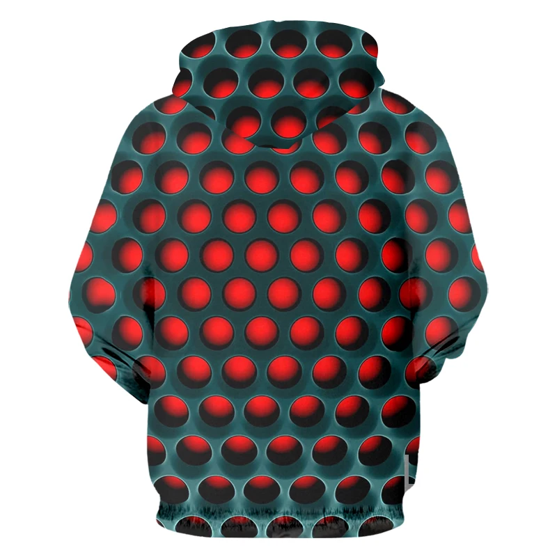 Толстовка с капюшоном UJWI на молнии для взрослых Новый Забавный пуловер длинным