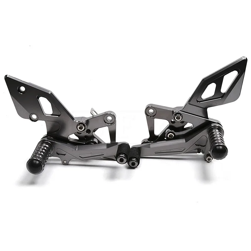 Мотоцикл с ЧПУ Регулируемая Rearset подножки сзади комплект подножки педали для Yamaha YZF R25 R3 YZF-R25 Moto аксессуар
