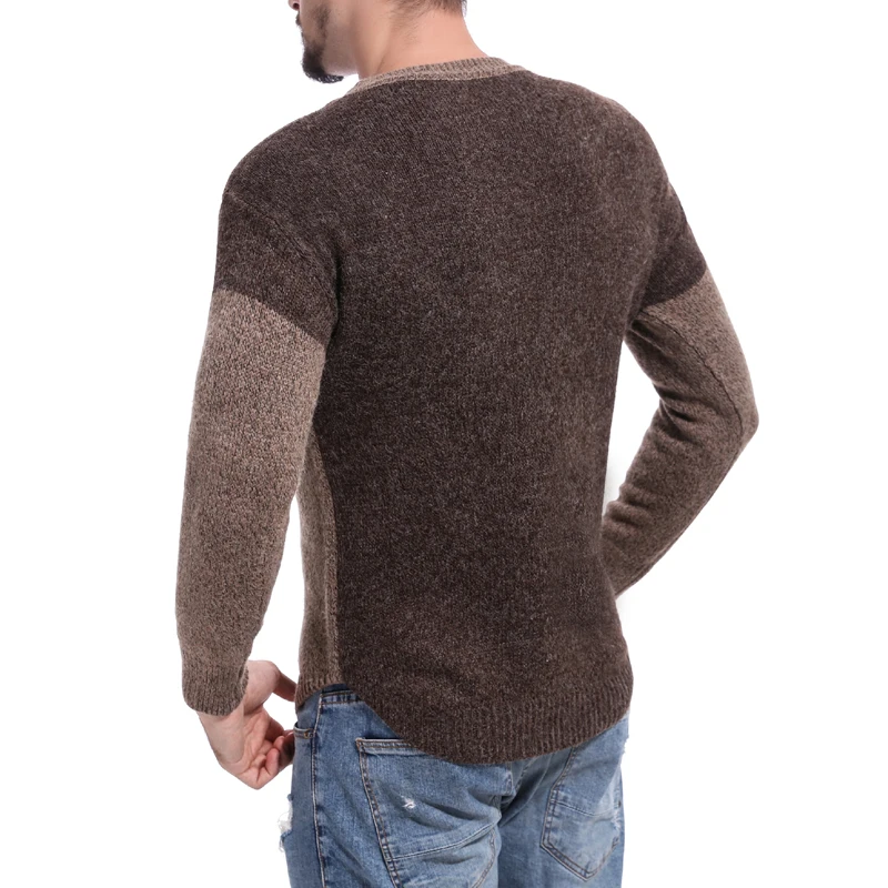 GNIBIEL для мужчин одежда осень 2018 г. свитер повседневной носки Корея slim fit модный