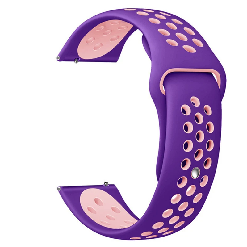 Мягкий силиконовый ремешок для часов samsung Galaxy Watch Active Band Galaxy 42 мм ремешок классический S2 спортивный 20 мм быстросъемный ремешок для часов