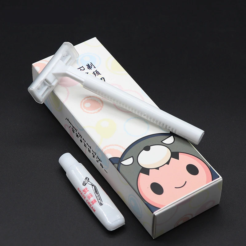 100 шт./компл. одноразовые отельные Бритвы бритья и удаления волос Удаление