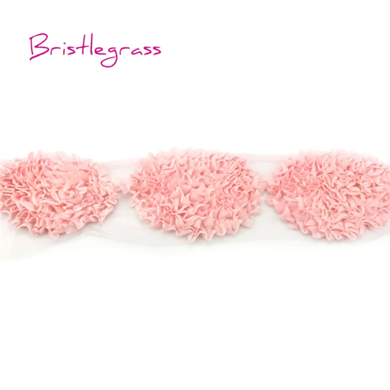 BRISTLEGRASS 1 ярд 4,3" 11 см шифон цветы тюль сетка кружевной отделкой Детская повязка Люкс Свадебное платье Костюм DIY Швейные ремесла