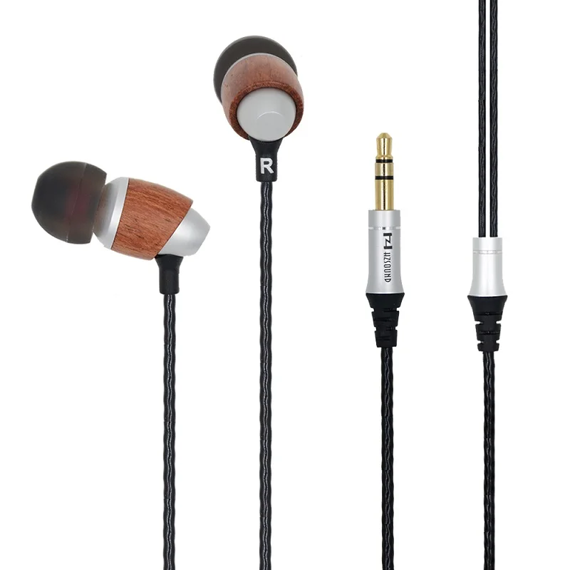 2017 hzsound M001 новейшая HiFi Наушники древесины наушники высокого качества стерео Pro