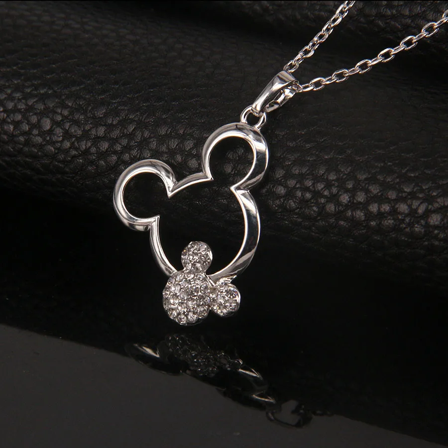 Ожерелье с Микки Маусом для женщин и девочек модные ювелирные изделия