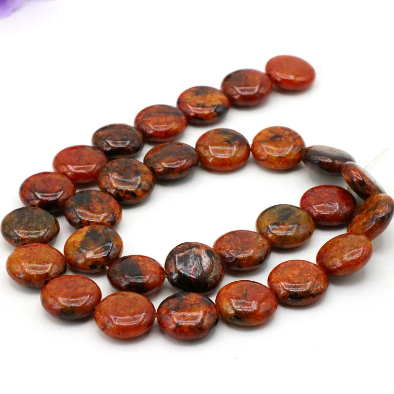 Новое поступление Оптовая DIY Интимные аксессуары оранжевый камень Монета Форма 14