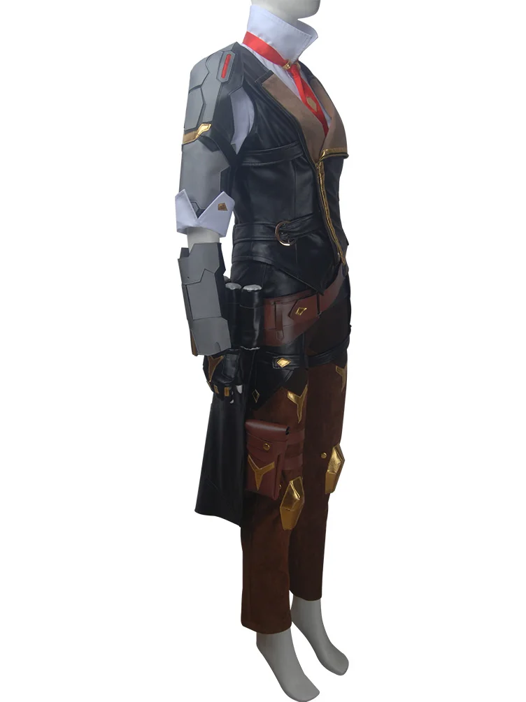 Женская игра для девочек Overwatch косплей Ashe Elizabeth одежда героев костюм на Хэллоуин