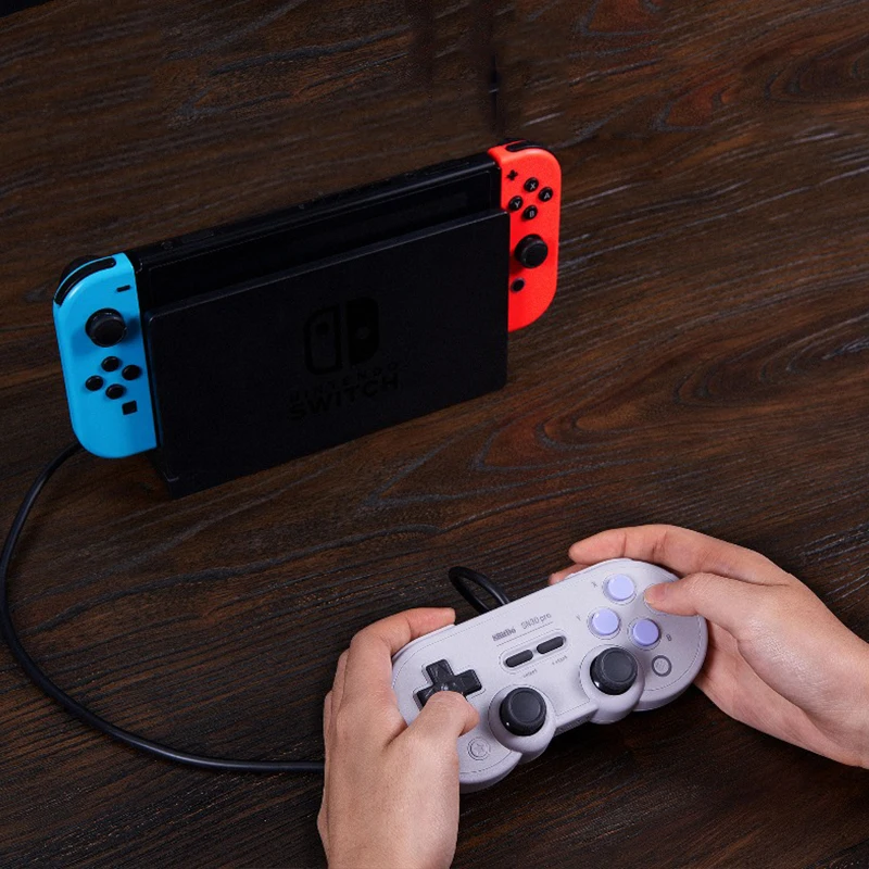 8Bitdo SN30 Pro G SN Проводной USB порт 1 8 м кабель геймпад контроллер вибрации с джойстиком