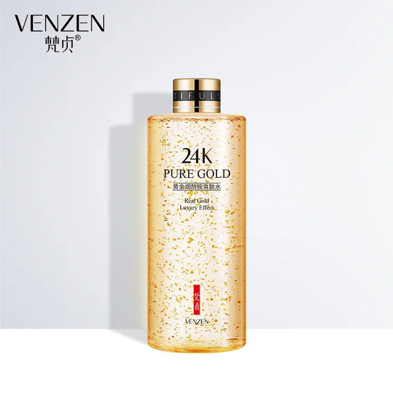 Увлажняющий тоник VENZEN 24K Gold Nicotinamide увлажняющий отбеливающий и усадочный уход за
