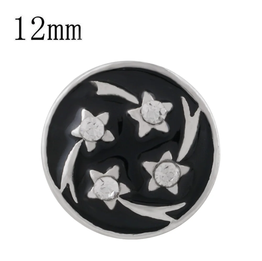 Новые 5 шт/партия 12 мм оснастки ювелирные изделия звезда Сияющие замочек из