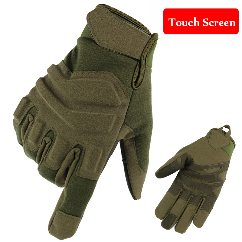 

Touch Screen Full Finger Gloves Outdoor Tactical Gloves Army Military Airsoft Paintball Sport Gloves Men Hiking Camping Gloves