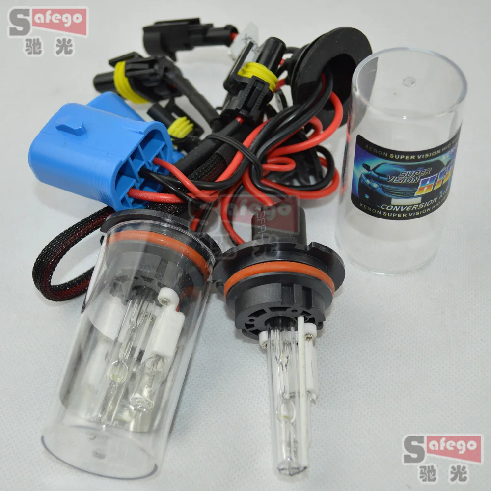 AC 35W HID 9007 HB5 Ксеноновые галогенные лампы для автомобиля головной светильник hid Лампа 6000K 8000K HID ксеноновый светильник лампа