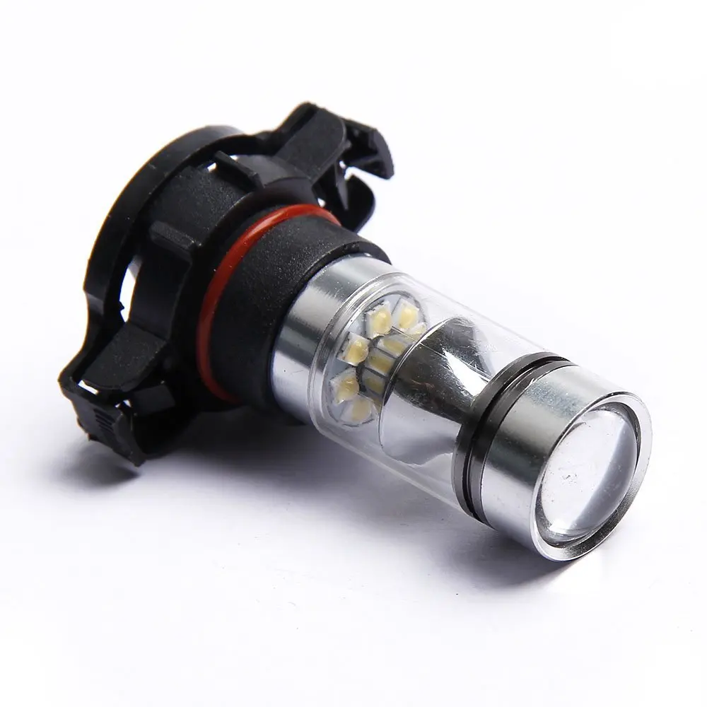 2 шт. белые 100 Вт 20SMD CREE чип высокой мощности 5202 5201 2504 PSX24W H16 светодиодные лампы для