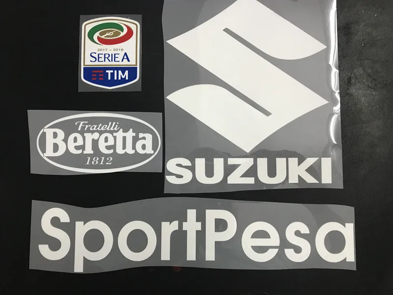 6 17 18 Torino FC Italy CLUB Out Белый спонсор патч Итальянская серия патч+ SUZUKI+ SPORTPESA+ Fratelli Beretta значок патчи - Цвет: 6