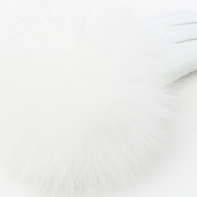 Перчатки женские из натуральной овечьей кожи модные теплые зимние митенки