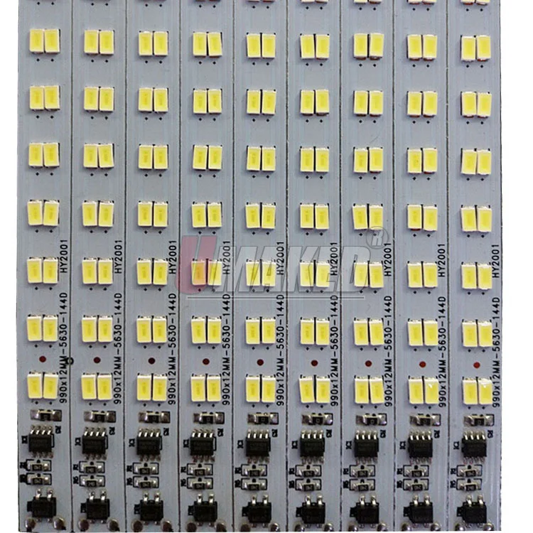 50 шт. ac 220 В светодиодный Жесткий полосы без водителя, 220 В SMD 5730 2835 Светодиодный светильник без необходимости питания под счетчиком заводского использования