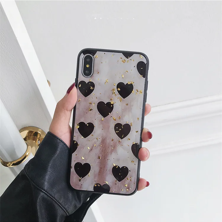 Gimfun Блестящий Кристальный Мягкий ТПУ чехол для телефона для Iphone X Xr Xsmas Прозрачный блестящий чехол из фольги для Iphone 11 Pro Max 6 7 8 Plus