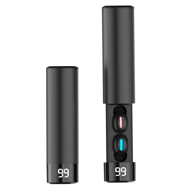 Beeline black no box HBQ Q67 Q32 Bluetooth 5,0, мини беспроводные наушники, TWS, спортивные наушники, гарнитура, 3D стерео наушники, наушники, чехол, 3500 мАч - Цвет: Beeline black no box