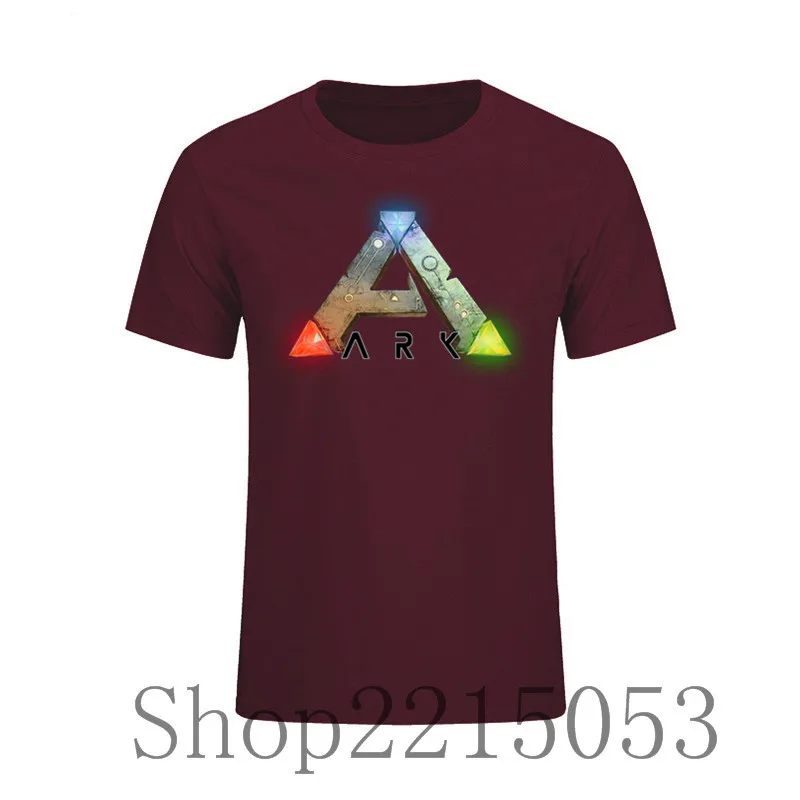 2019 мужские футболки ARK Survival Evolved флэш нарисованные драконы it geek печать эфириум skt t1
