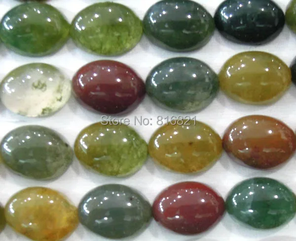 

6x8mm Oval Stone CABs Cabochons Black Agate Flat Backed stone Cabochon