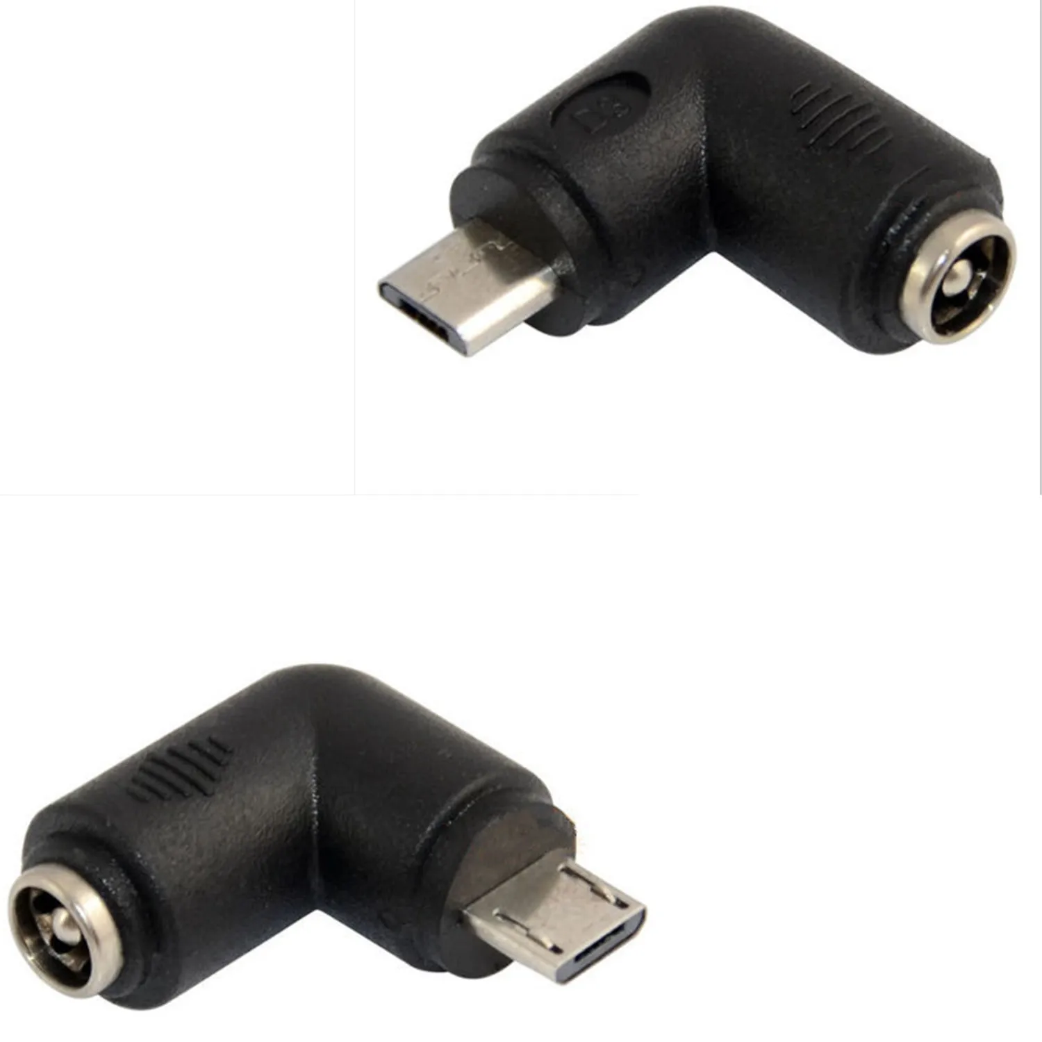 Адаптер питания с разъемом 5 5x2 1 мм для Micro USB B pin под прямым углом|jack to micro usb|usb bdc