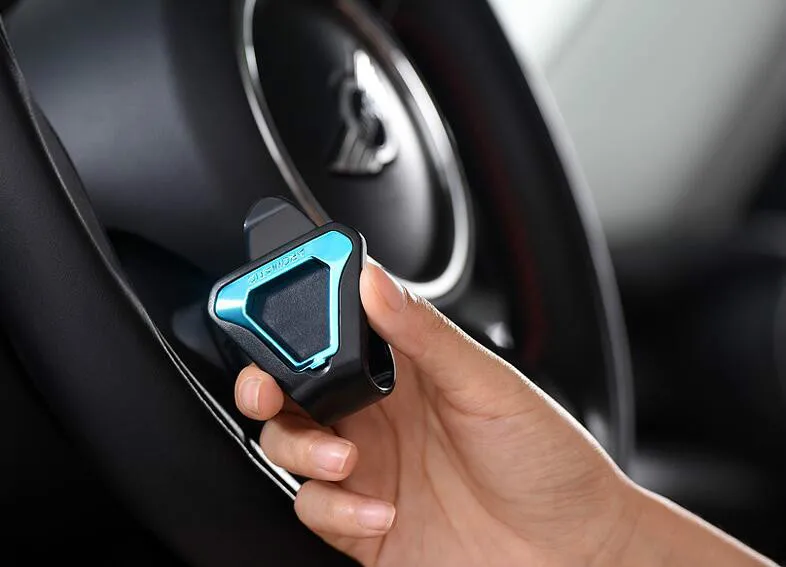 Black with blue Автомобильный освежитель воздуха, украшение в подарок, ароматизатор запаха природы для солнцезащитного козырька, заднего сиденья, ароматерапия, автомобильные аксессуары для интерьера - Название цвета: Black with blue