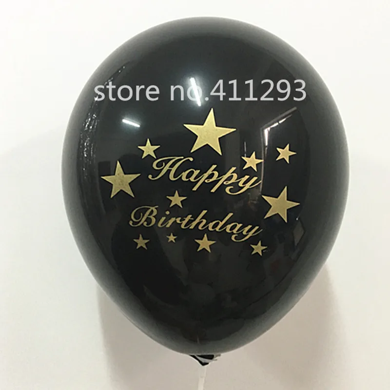 Воздушные шары 12 шт./лот с надписью на день рождения украшения для вечеринки