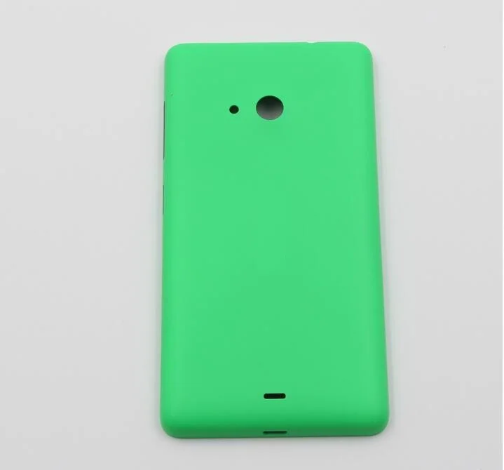 green Чехол на заднюю панель для microsoft lumia nokia 535, задняя крышка для nokia 535, чехол на батарейку без логотипа+ 1 пленка на экран - Цвет: green