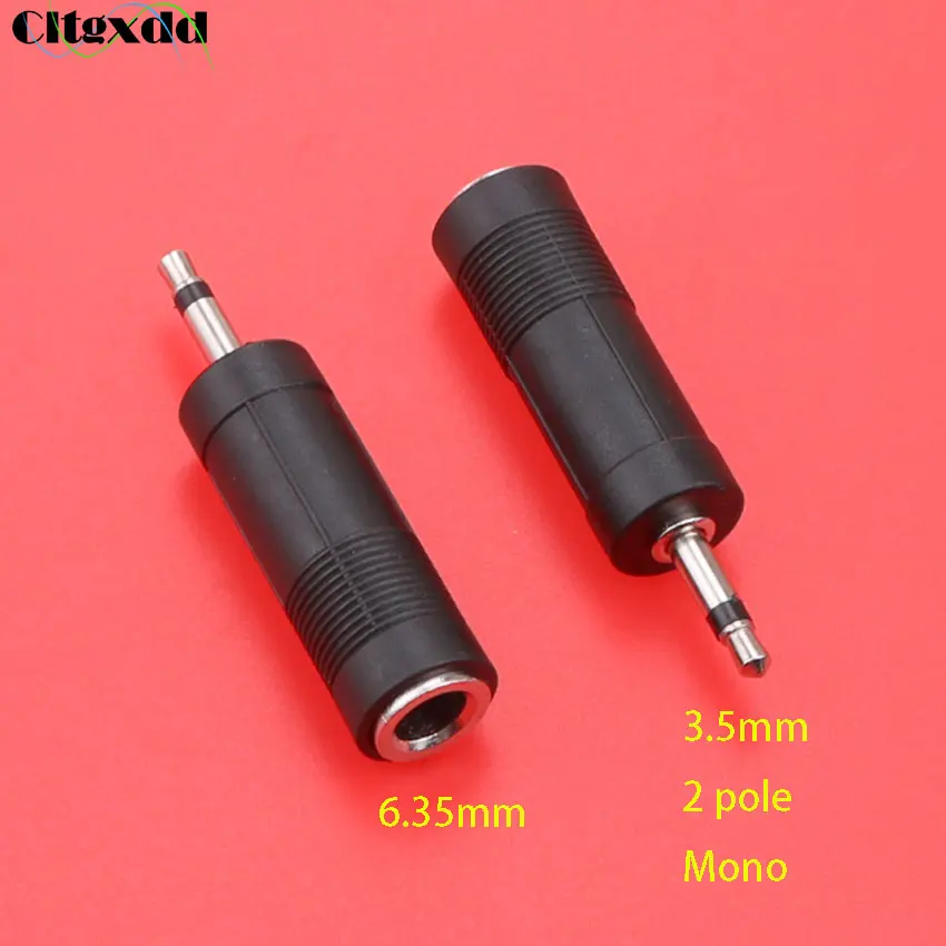 cltgxdd 3.5mm 2pole Mono male to 6.35mm female audio Conversion plug Connector microphone headphone adapter | Обустройство дома