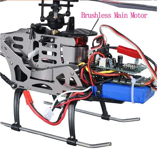 WLtoys V912 бесщеточная версия 2 4G радиоуправляемые игрушки 4CH RC вертолет с гироскопом