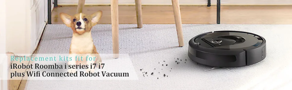 Запасные части i7 Roomba, с iRobot Roomba i7(7150), i7+(7550), E серии E5, E6 E7 робот пылесос-Wi-Fi подключен