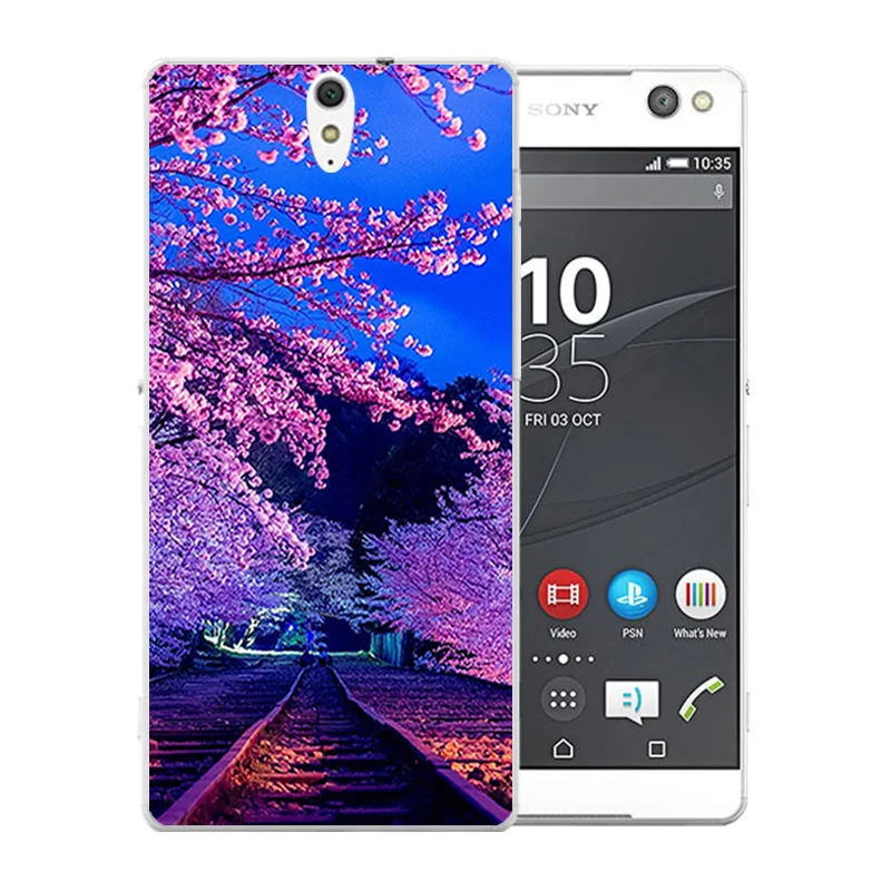 Мягкая силиконовая задняя крышка чехол для sony Xperia C5 Ultra/двойной E5553 E5506 E5533 Coque с