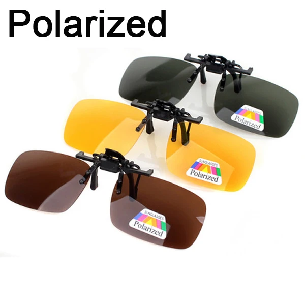 3 шт. поляризованные солнцезащитные очки защита от солнца с защелкой для ночного